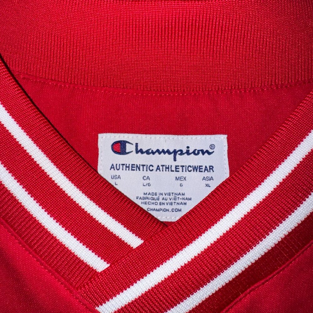 Champion Vintage GMC Georgia Military College Bulldogs V-Neck Sweatshirt Mens - Picture 9 of 13